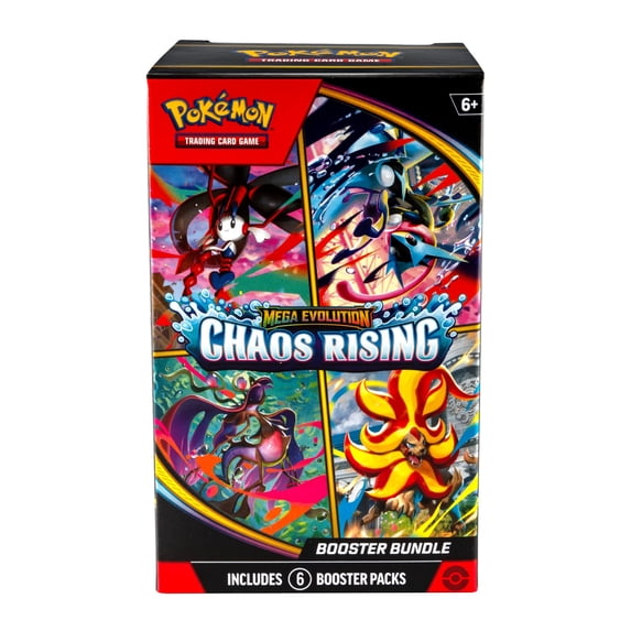 Pokemon Trading Card Games Mega Evolution Chaos Rising Booster Bundle