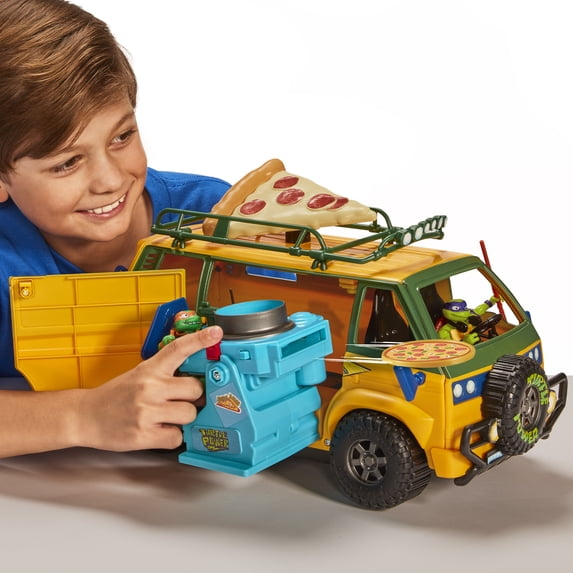 Teenage Mutant Ninja Turtles Mutant Mayhem Pizza Fire Delivery Van