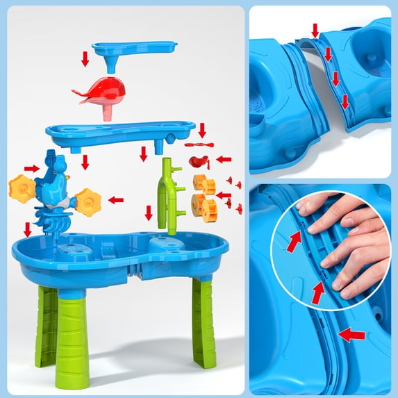 Dinosaur Planet Kids Sand Water Table for Toddlers