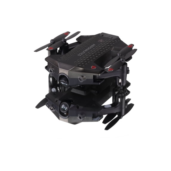 Voyage Aeronautics 7 Inch HD Streaming Drone with Wide-Angle Lens in Black