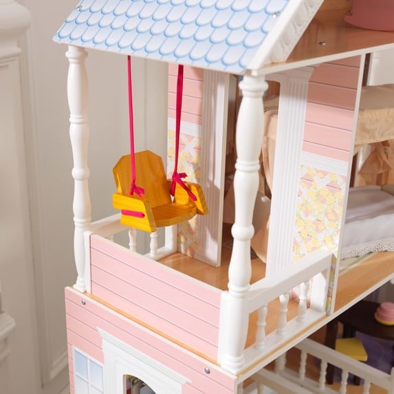 KidKraft Savannah Wooden Dollhouse with Porch Swing