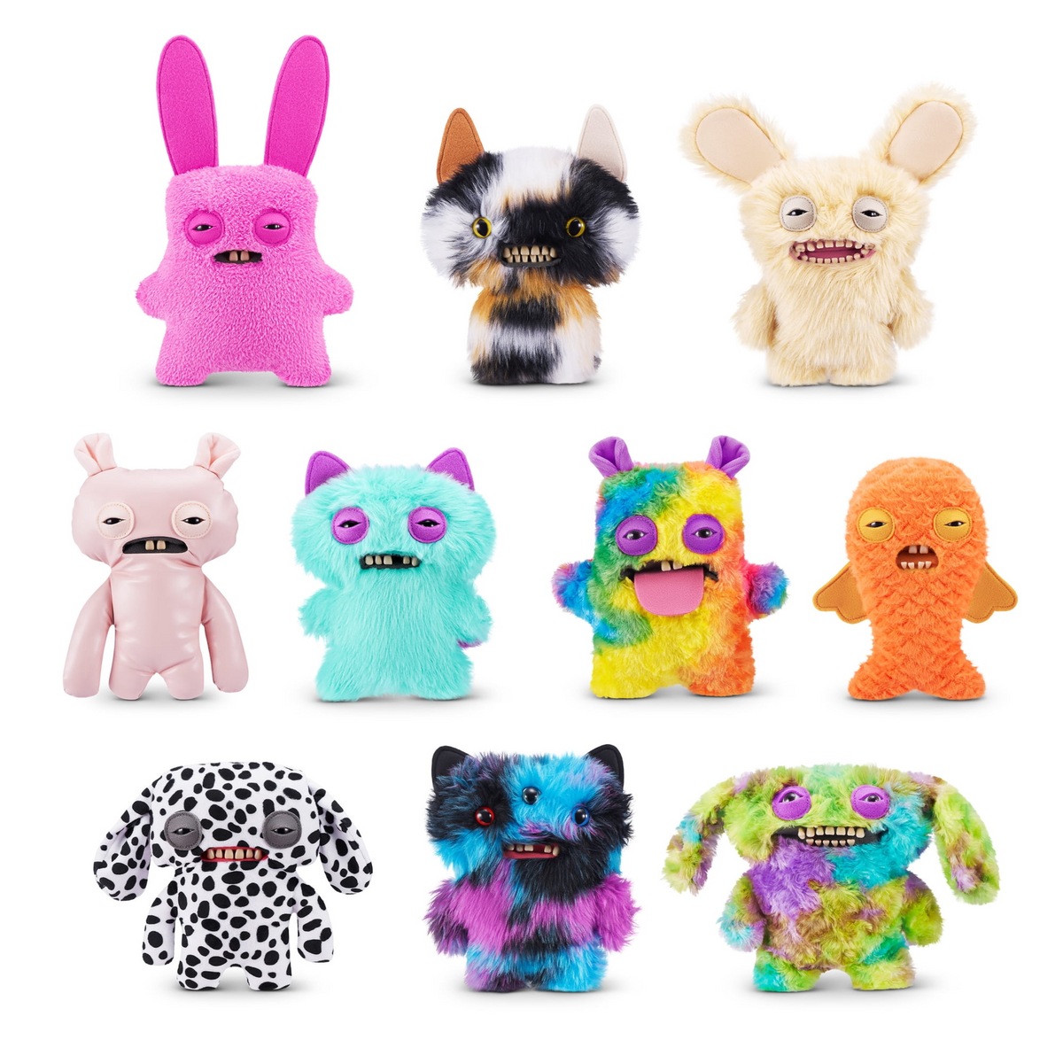 Fuggler Butt Ugly Pets 9 inch (Reek-O - Black Cat), Ugly Monster Stuffed Animal Toy