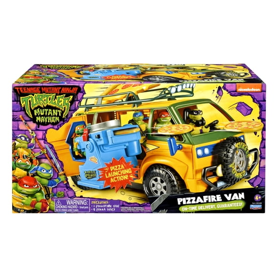 Teenage Mutant Ninja Turtles Mutant Mayhem Pizza Fire Delivery Van