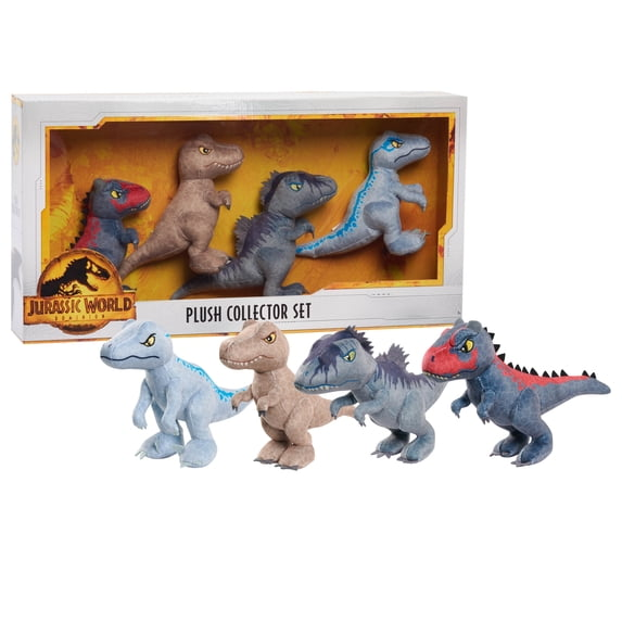 Jurassic World Plush Stuffed Animals Dinosaur Collector Set