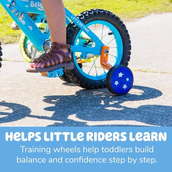 Dynacraft Bluey Kids 12-inch BMX Bike with Training Wheels