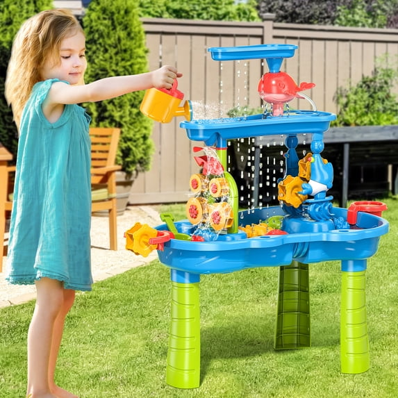 Dinosaur Planet Kids Sand Water Table for Toddlers