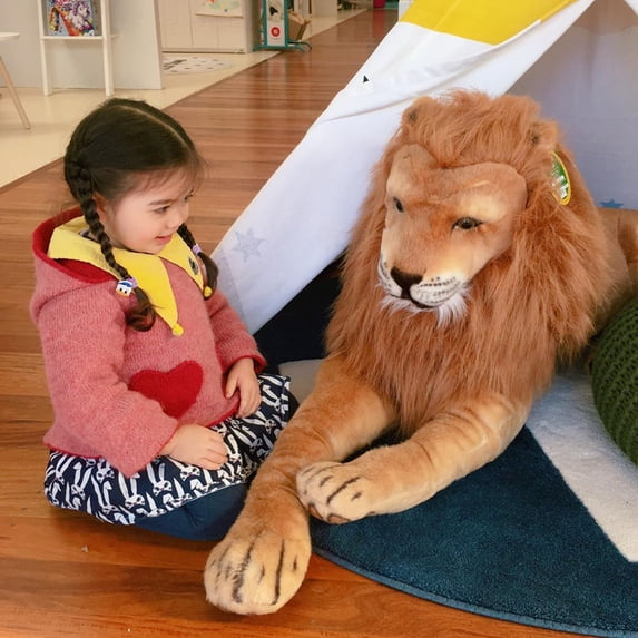 Melissa & Doug Giant Lion - Lifelike Stuffed Animal