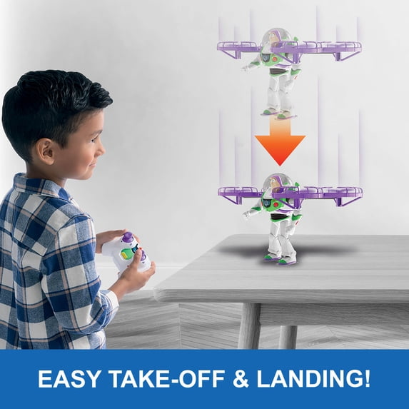 Disney and Pixar Toy Story 5 Flying RC Hi-Tech Edition Buzz Lightyear Action Figure Remote Controlled