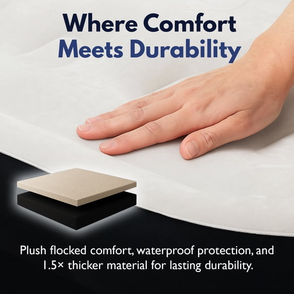 King Koil 16 Twin Air Mattress with Built-in High-Speed Pump