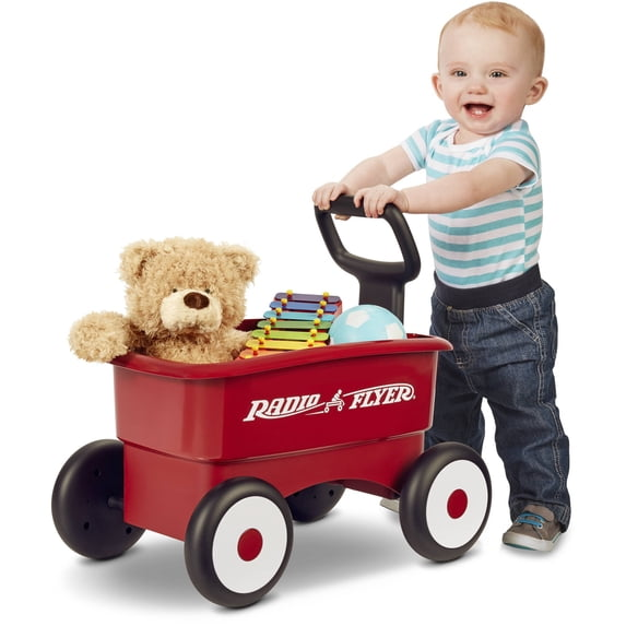 Radio Flyer My 1st 2-in-1 Wagon, Push and Pull Toy