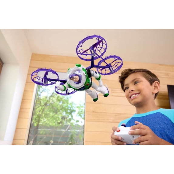Disney and Pixar Toy Story 5 Flying RC Hi-Tech Edition Buzz Lightyear Action Figure Remote Controlled