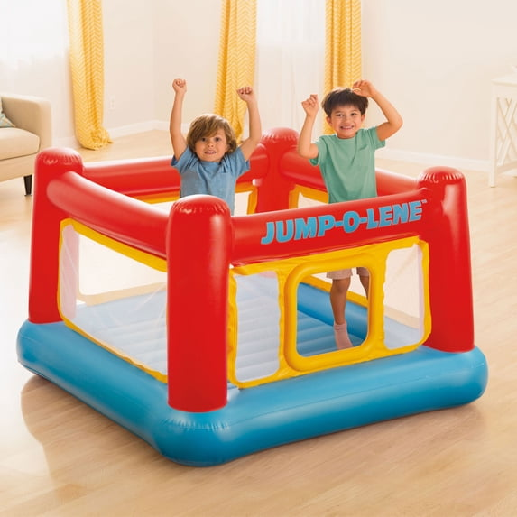 Intex Inflatable Jump-O-Lene Bounce House wPlastic Fun Ballz