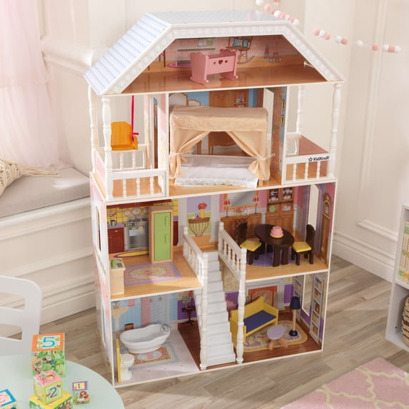 KidKraft Savannah Wooden Dollhouse with Porch Swing