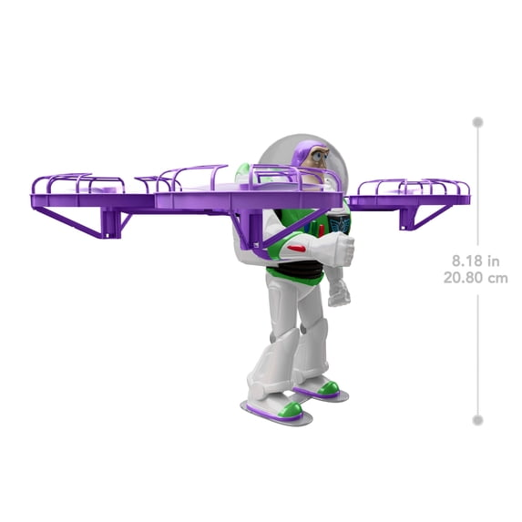 Disney and Pixar Toy Story 5 Flying RC Hi-Tech Edition Buzz Lightyear Action Figure Remote Controlled
