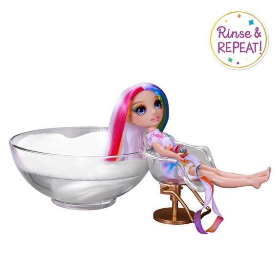 Rainbow High Hair Chalk & Style Amaya - Rainbow 11” Doll, Washable Rainbow Hair Chalk