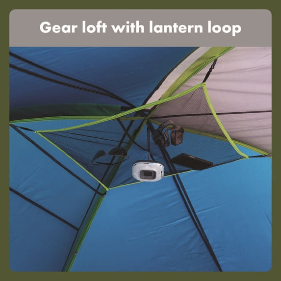 Ozark Trail 10-Person Dome Tent with Screen Porch, 3-Room Family Camping Tent