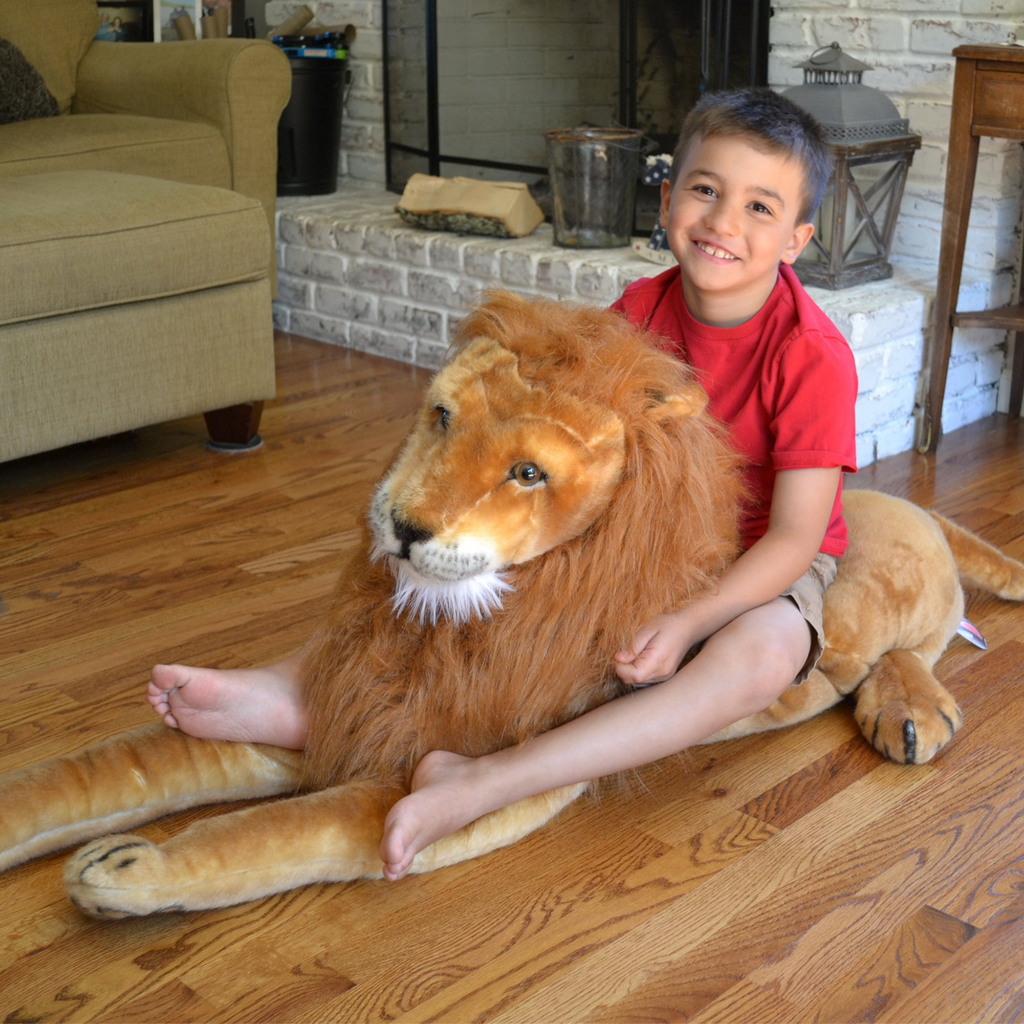 Melissa & Doug Giant Lion - Lifelike Stuffed Animal