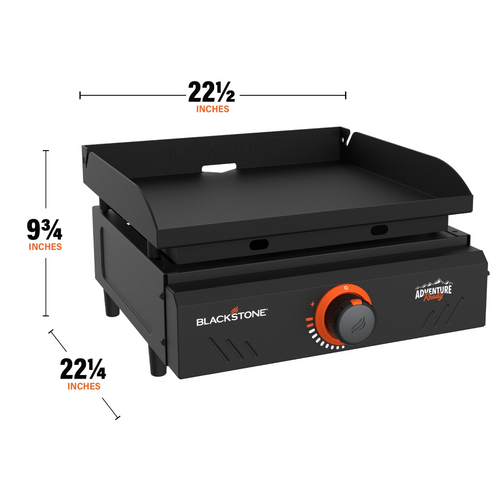 Blackstone Adventure Ready Outdoor Griddle, 17 Inch Single-Burner Portable Flat Top Grill