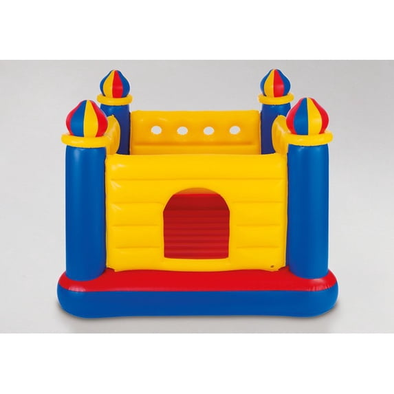 Intex Inflatable Colorful Jump-O-Lene Kids Ball Pit Castle Bouncer