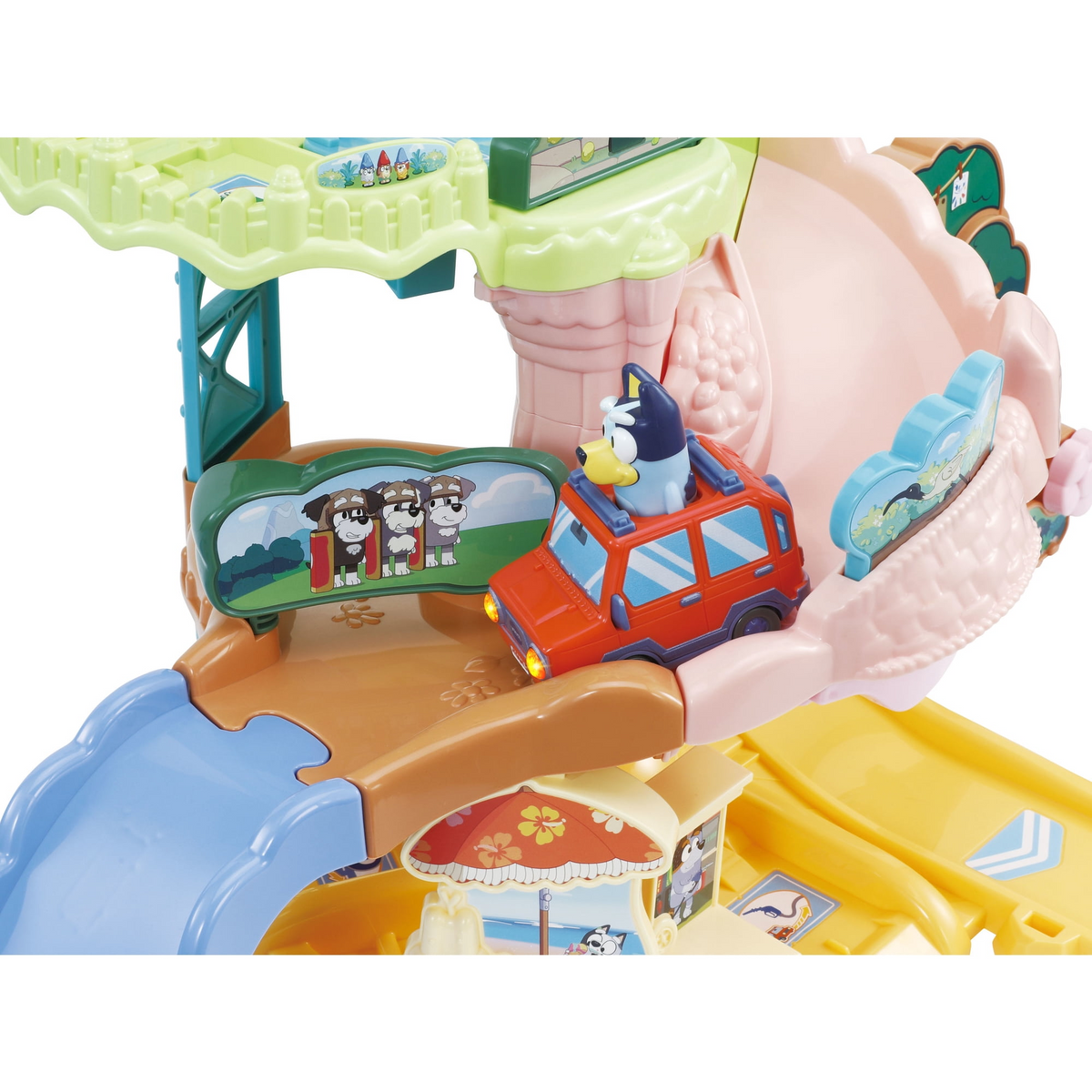VTech, Bluey Road Trip Electronic Playset, Includes Heeler 4WD Car