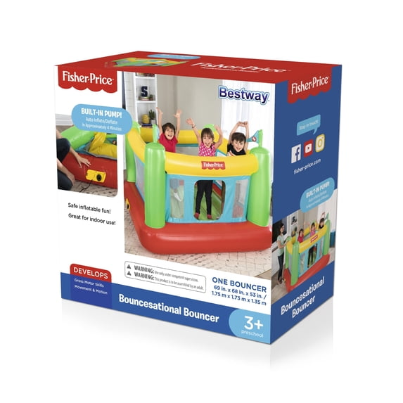 Fisher-Price Indoor Bouncer with Built-in Pump