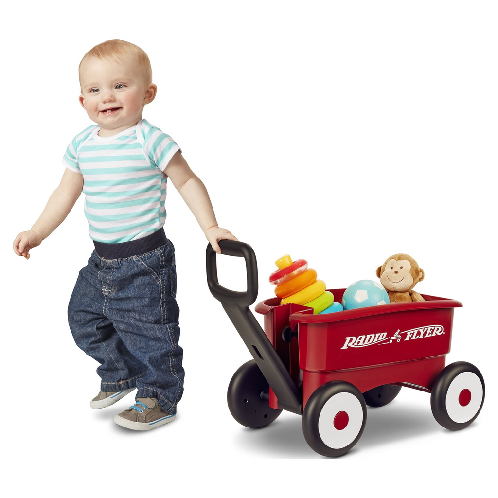 Radio Flyer My 1st 2-in-1 Wagon, Push and Pull Toy