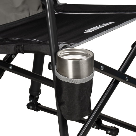 GCI Outdoor Freestyle Rocker Folding Rocking Camping Chair with Cup Holder