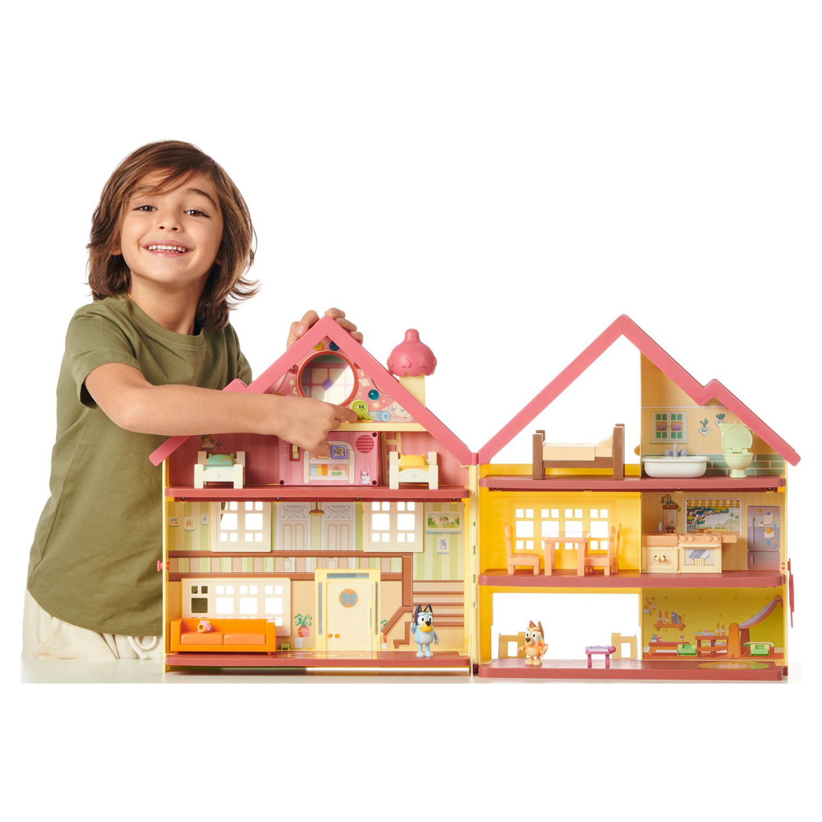 Bluey, Ultimate Lights and Sounds Playhouse, Includes Figures and Accessories