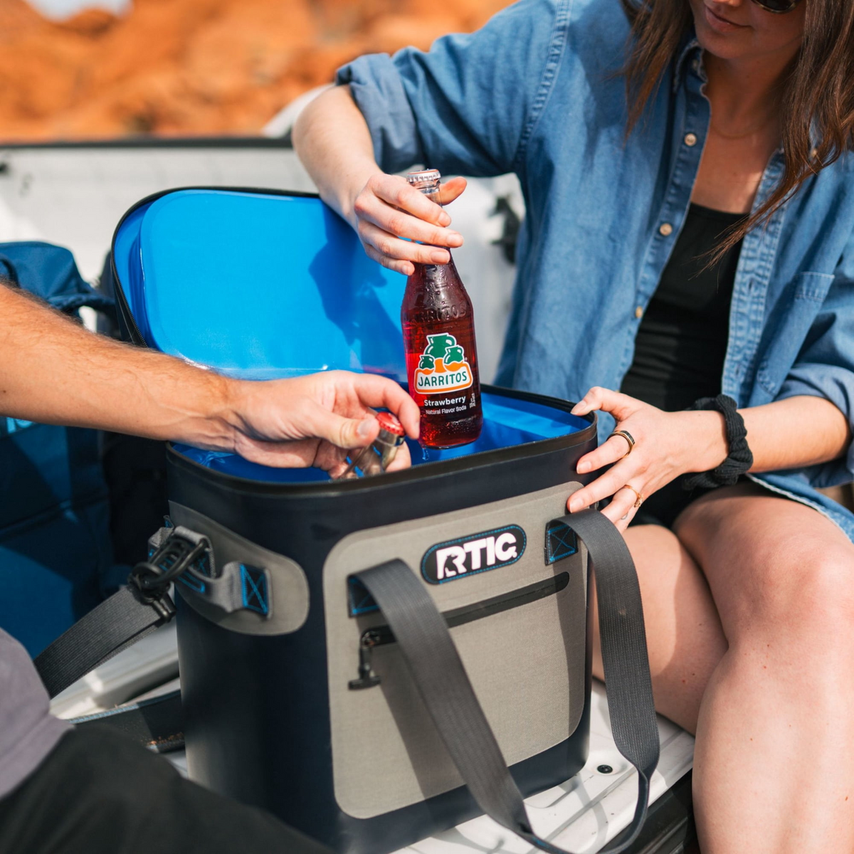 RTIC 20 Can Ultra-Tough Soft Cooler, 15 Qt, Leakproof, Waterproof Zipper