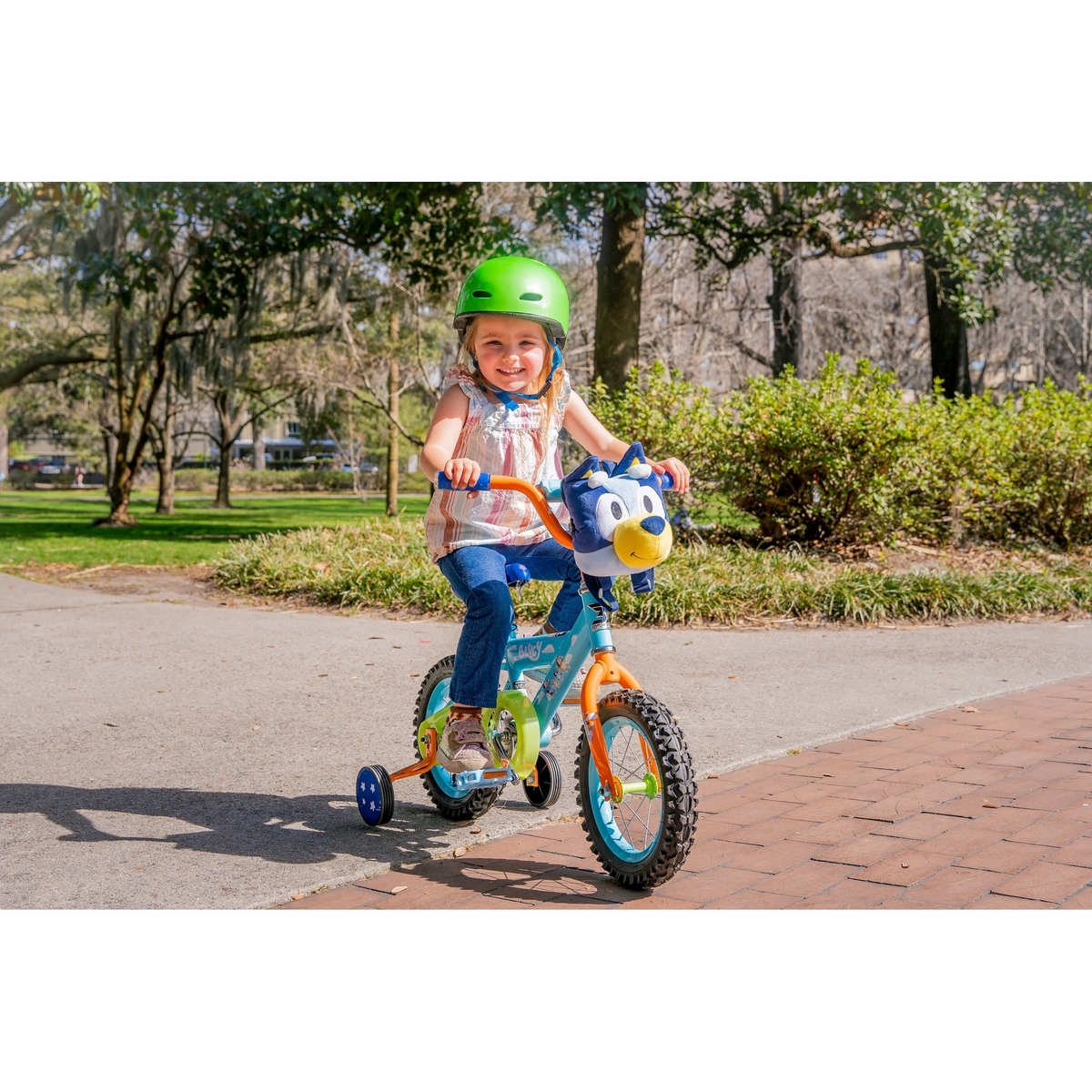 Dynacraft Bluey Kids 12-inch BMX Bike with Training Wheels