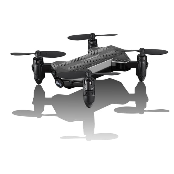 Voyage Aeronautics 7 Inch HD Streaming Drone with Wide-Angle Lens in Black