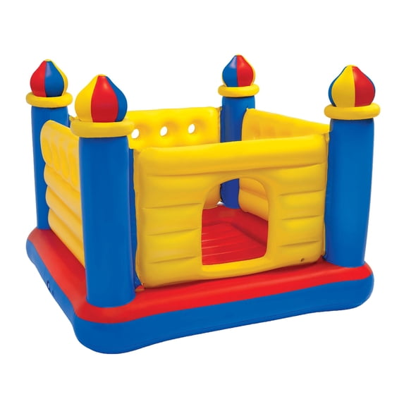 Intex Inflatable Colorful Jump-O-Lene Kids Ball Pit Castle Bouncer