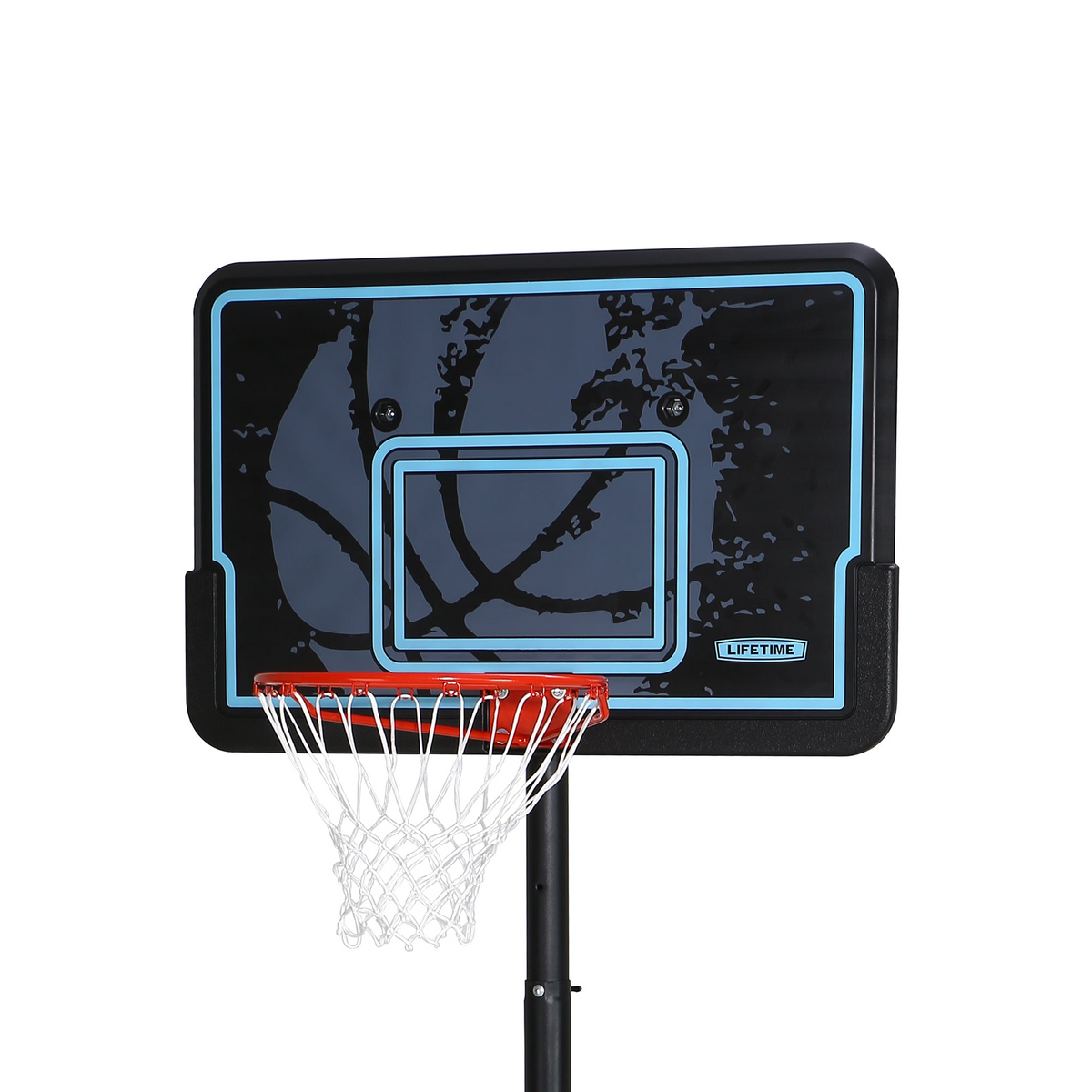 Lifetime 44-Inch Impact Portable Basketball Hoop with Telescoping Adjustment & Classic Rim