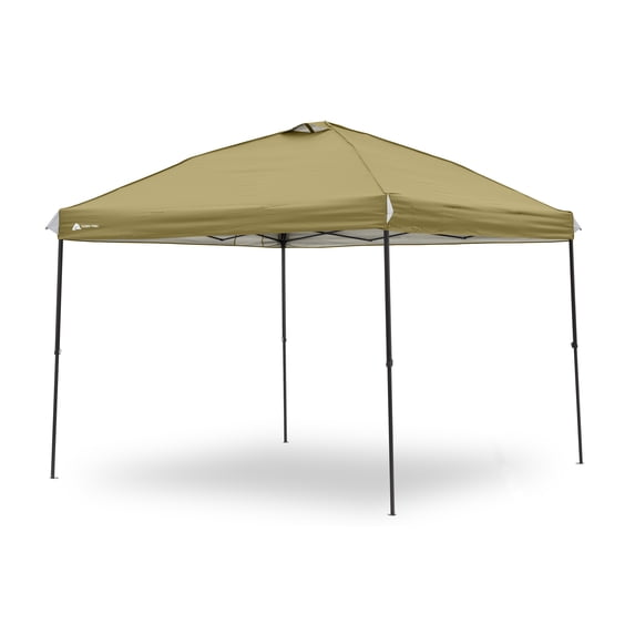 Ozark Trail 10 ft x 10 ft Instant Pop Up Canopy Tent, Simple Push Straight Leg