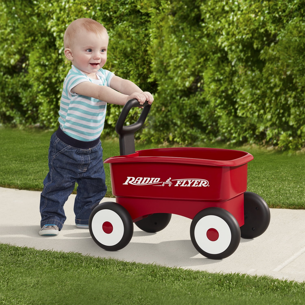 Radio Flyer My 1st 2-in-1 Wagon, Push and Pull Toy