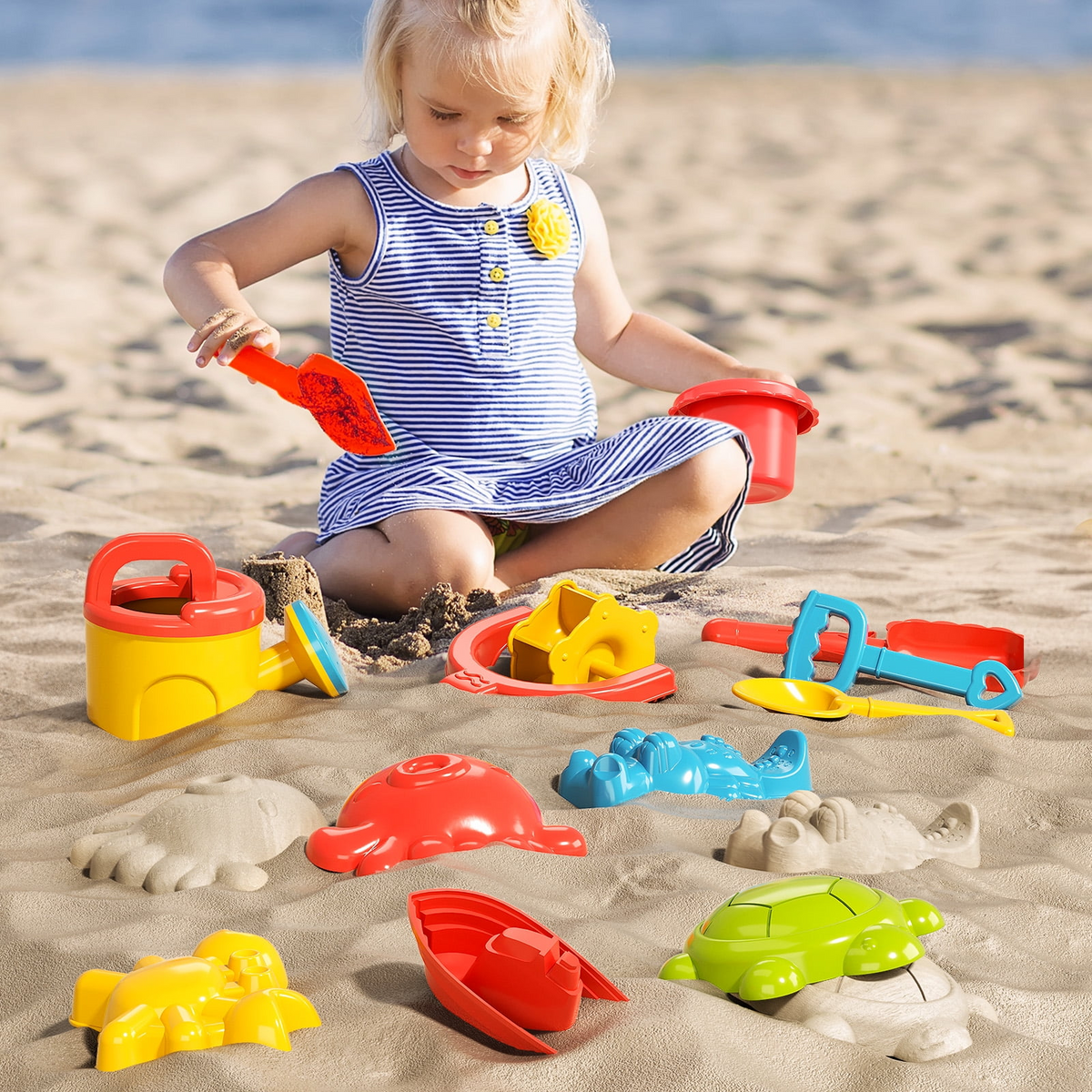 Dinosaur Planet Kids Sand Water Table for Toddlers
