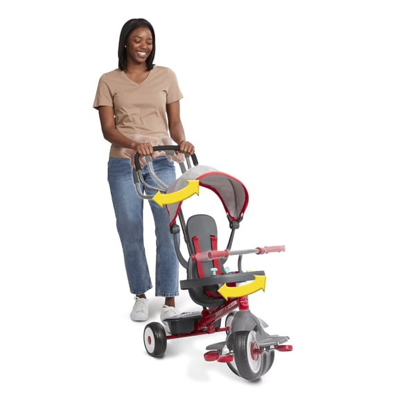 Radio Flyer 4-in-1 Activity Stroll 'N Trike with Interactive Tray