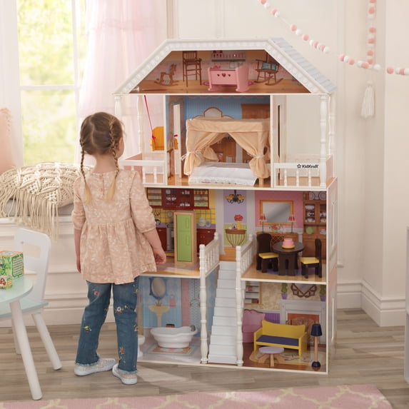 KidKraft Savannah Wooden Dollhouse with Porch Swing