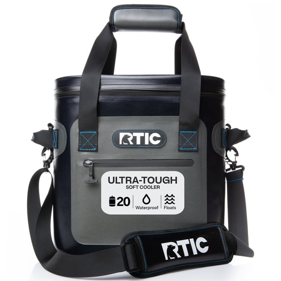 RTIC 20 Can Ultra-Tough Soft Cooler, 15 Qt, Leakproof, Waterproof Zipper