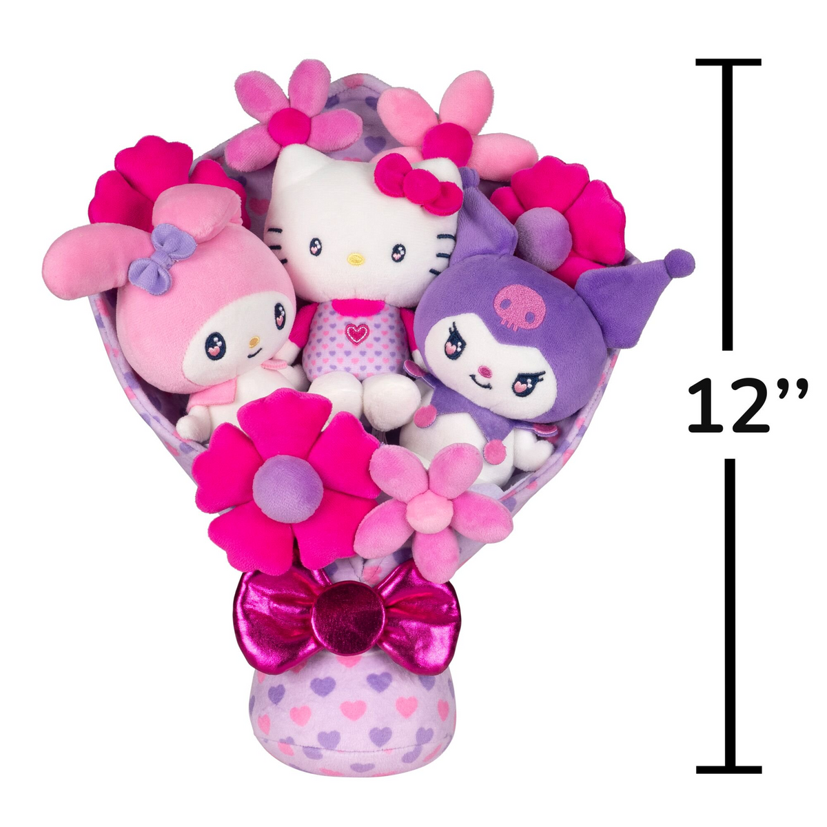 Hello Kitty and Friends - 12 inch Plush Special Valentine’s Bouquet