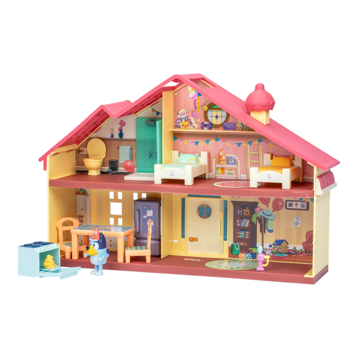 Bluey's Celebration Home, Celebrate Bluey's Birthday with 11 Play Pieces