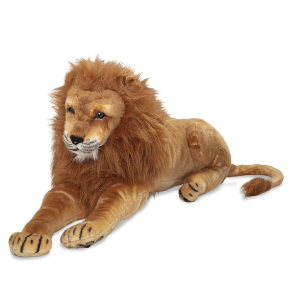 Melissa & Doug Giant Lion - Lifelike Stuffed Animal