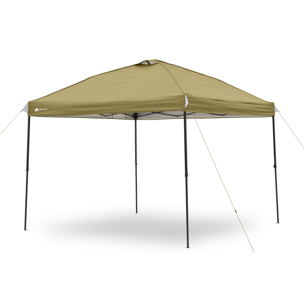 Ozark Trail 10 ft x 10 ft Instant Pop Up Canopy Tent, Simple Push Straight Leg