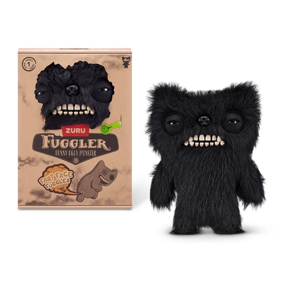 Fuggler Fart Face 9 inch (Munch Munch) Soft Plush, Funny Ugly Monster Stuffed Animal Toy