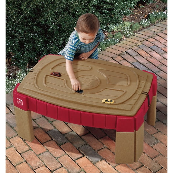 Step2 Naturally Playful Kids Sand and Water Activity Table with Umbrella